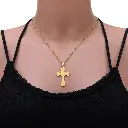 Dây chuyên Nam Nữ TITAN không rỉ thời trang Hàn Quốc + mặt chữ cái
