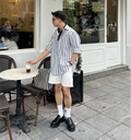 Áo Sơ Mi Form Rộng Vải Linen Cao Cấp
