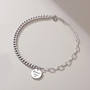 Lắc tay bạc cặp đôi tình yêu Forever Love bạc S925