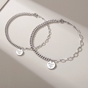 Lắc tay bạc cặp đôi tình yêu Forever Love bạc S925