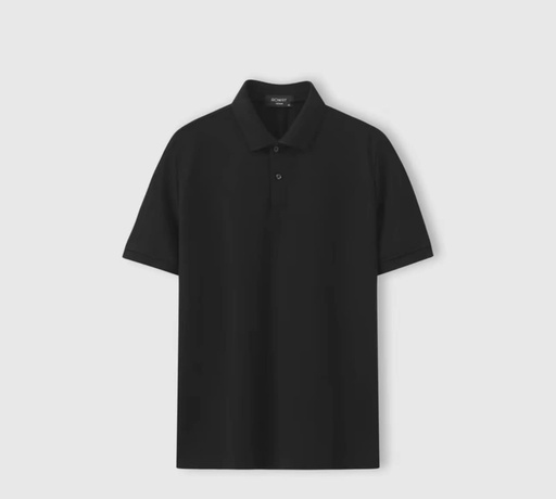 Áo Polo Nam Nữ Black Basic